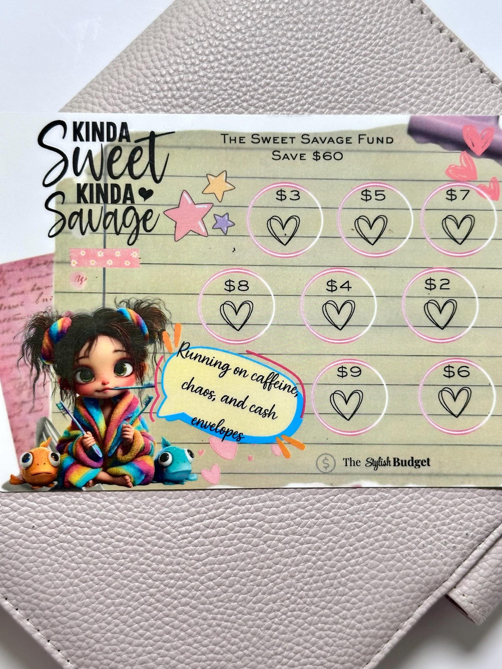 The Sweet Savage Fund-Scratch and Save A5