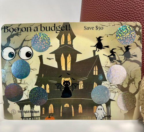 Boo on a Budget -Scratch and Save