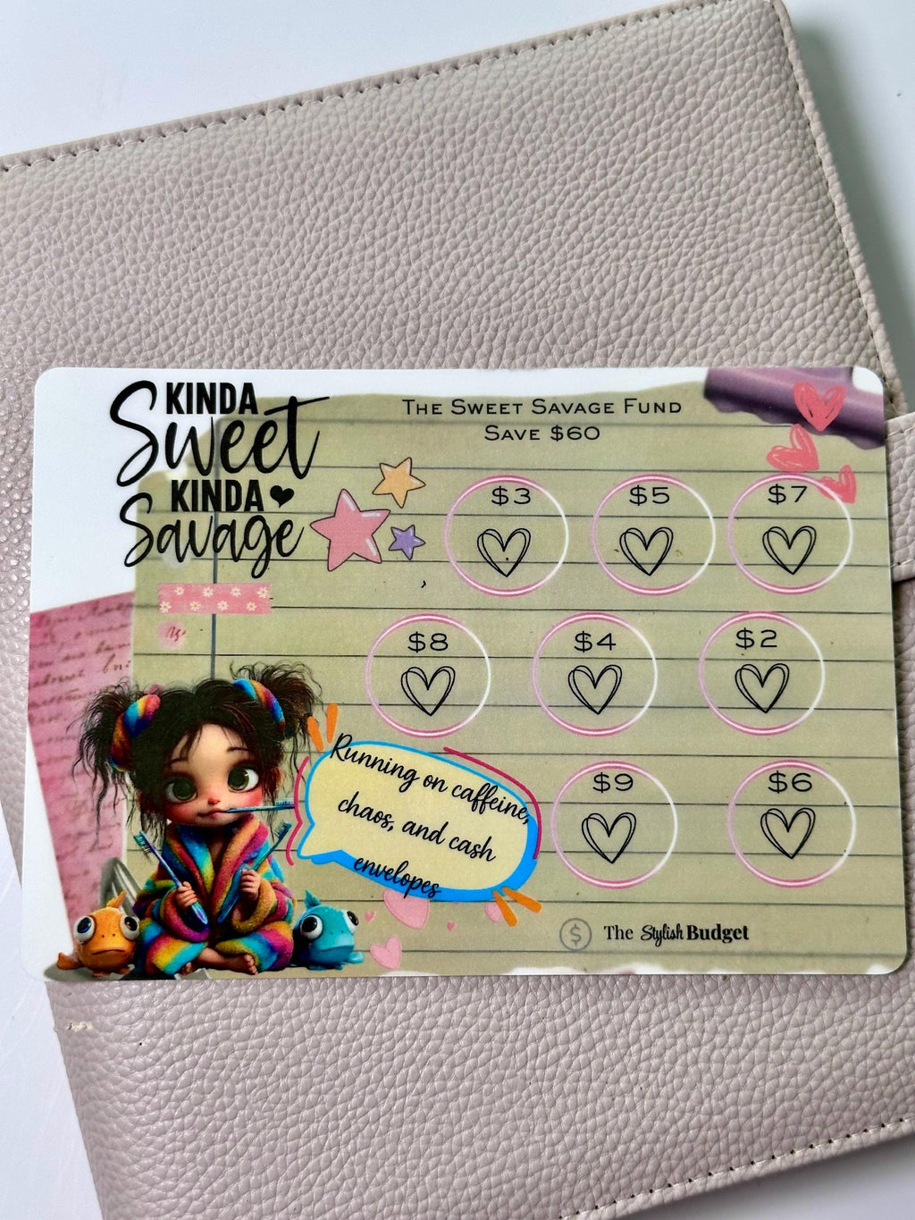 The Sweet Savage Fund-Scratch and Save A5