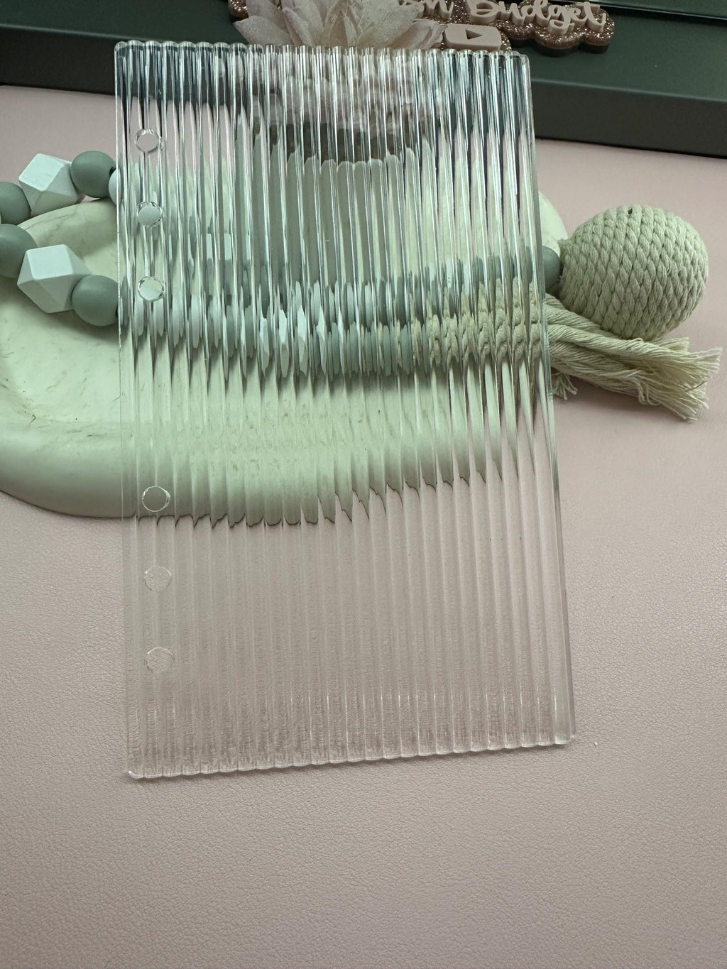 Fluted Acrylic Binder Dashboard-A5