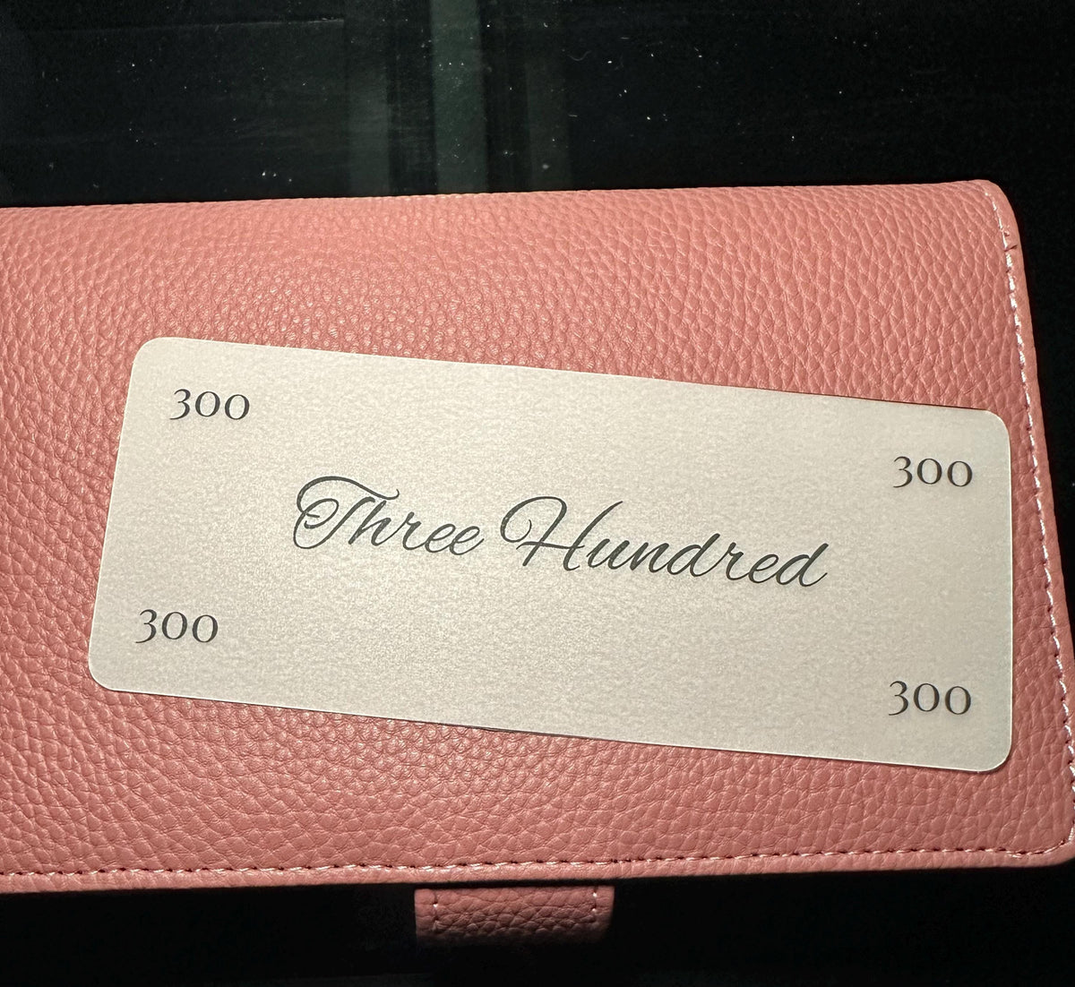 Minimalist A6 Cash Placeholders, Set of 6