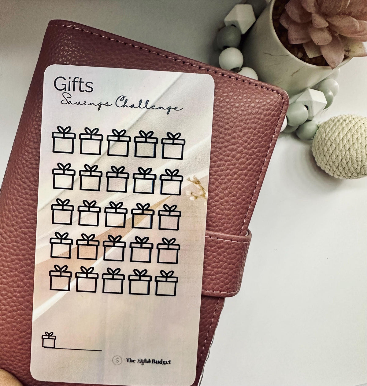 Gifts Savings Challenge