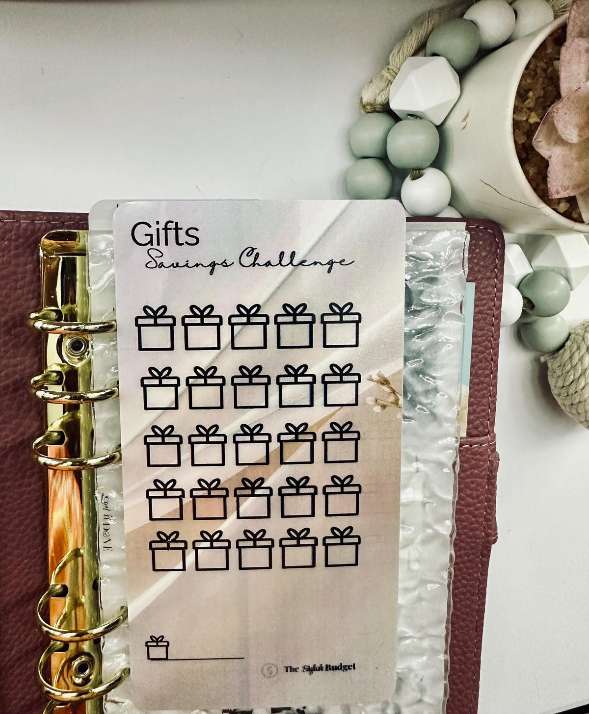 Gifts Savings Challenge