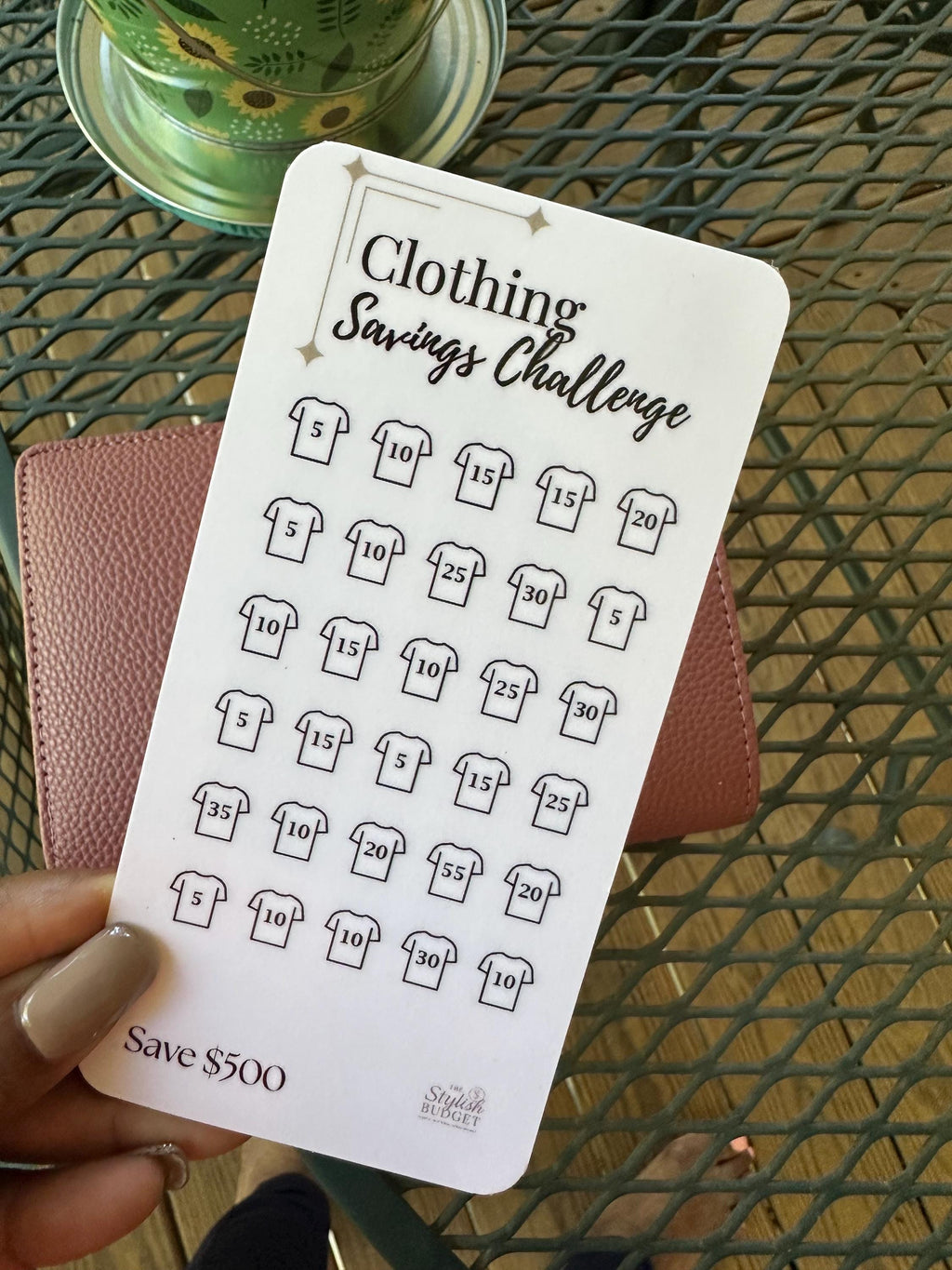 Clothing Savings Challenge