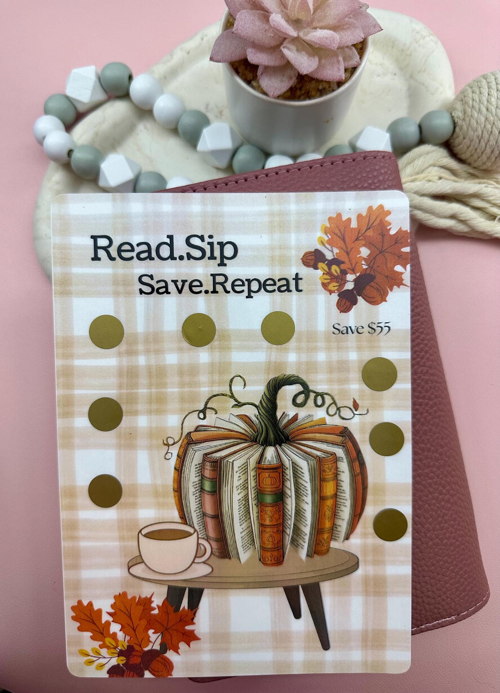Cozy Book Lover-Scratch and Save