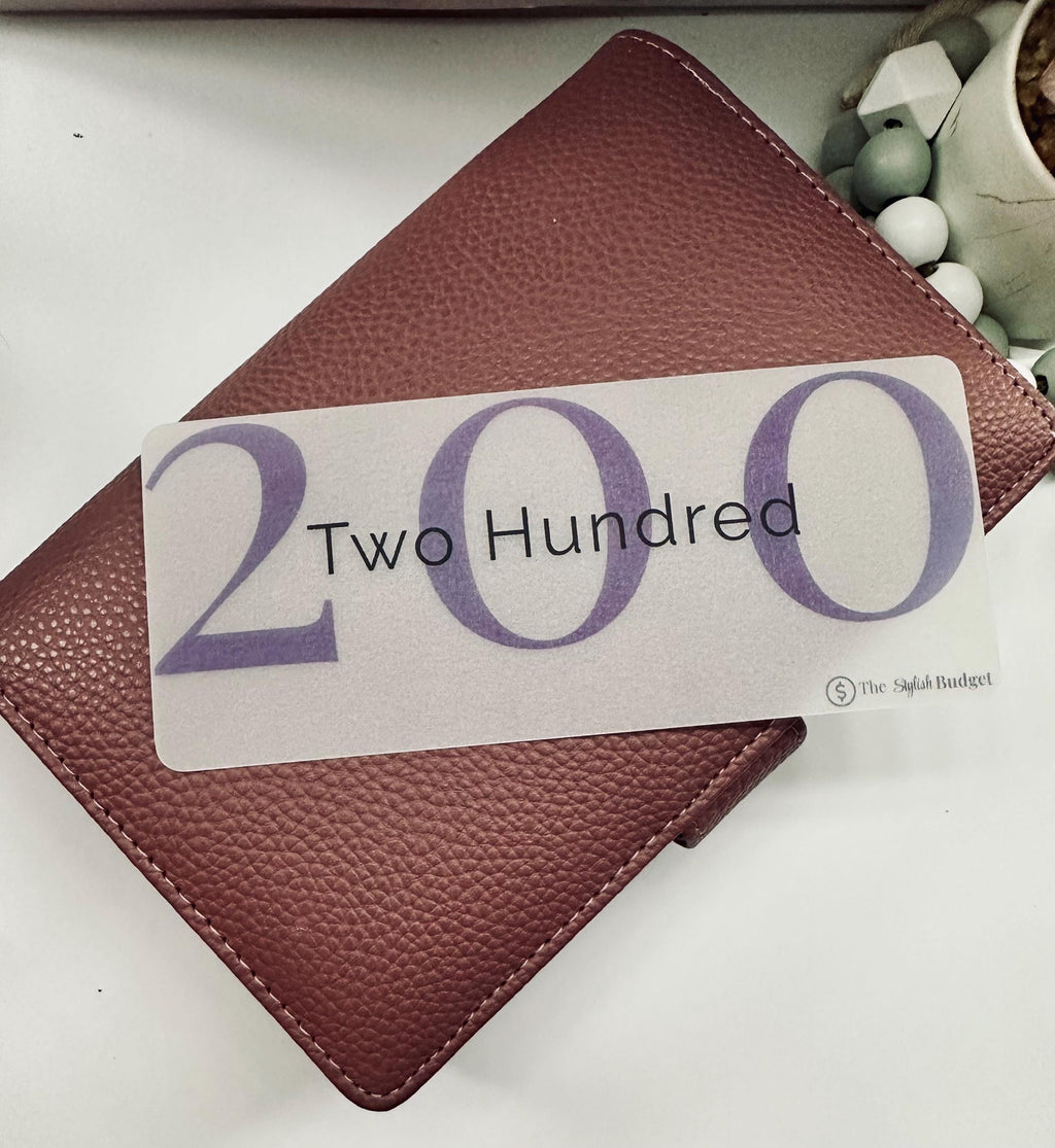Frosted Cash Placeholders-Set of 6