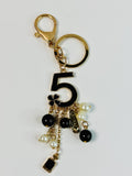 Lucky Number 5 Binder Charm