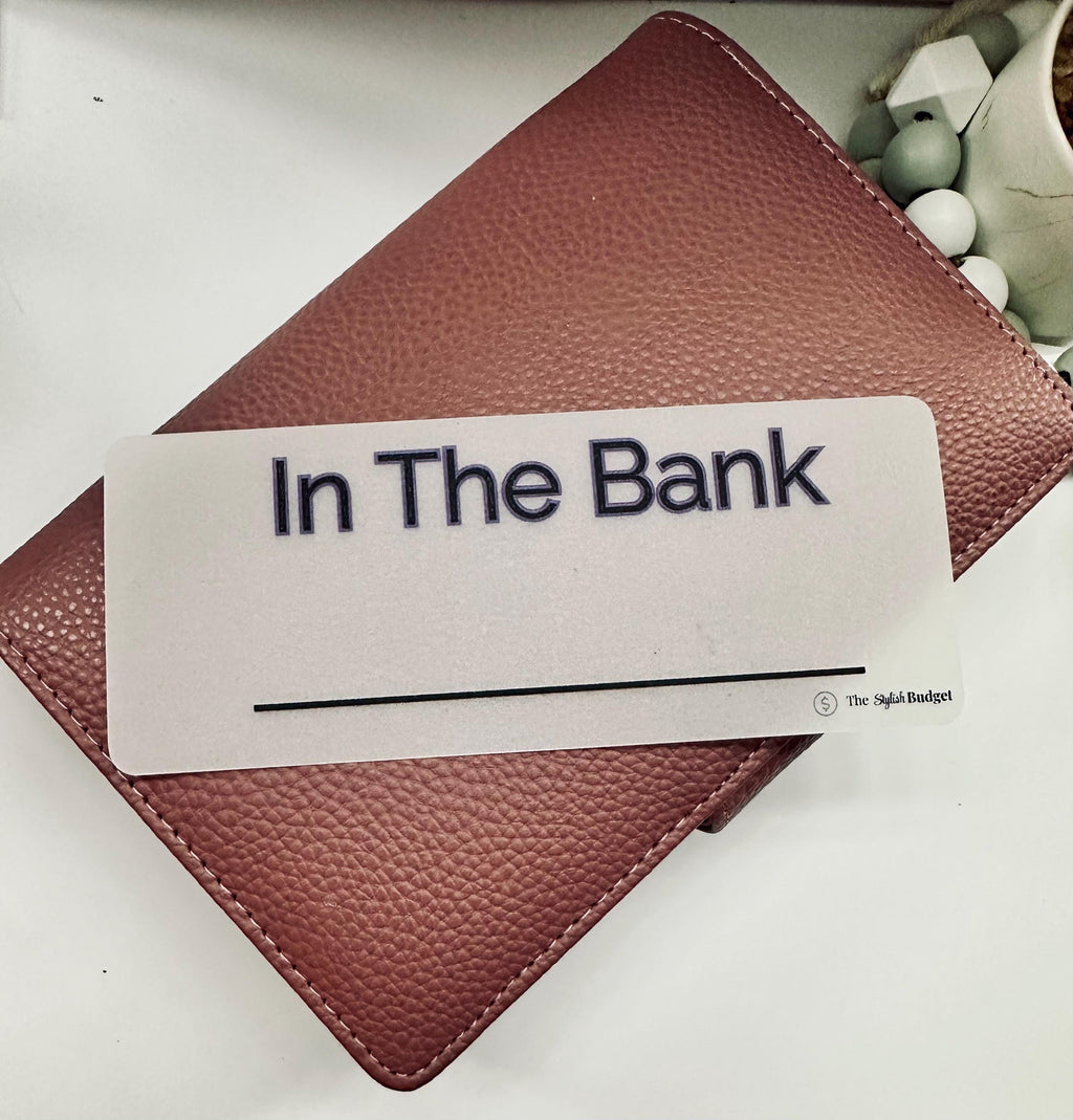 Frosted Cash Placeholders-Set of 6