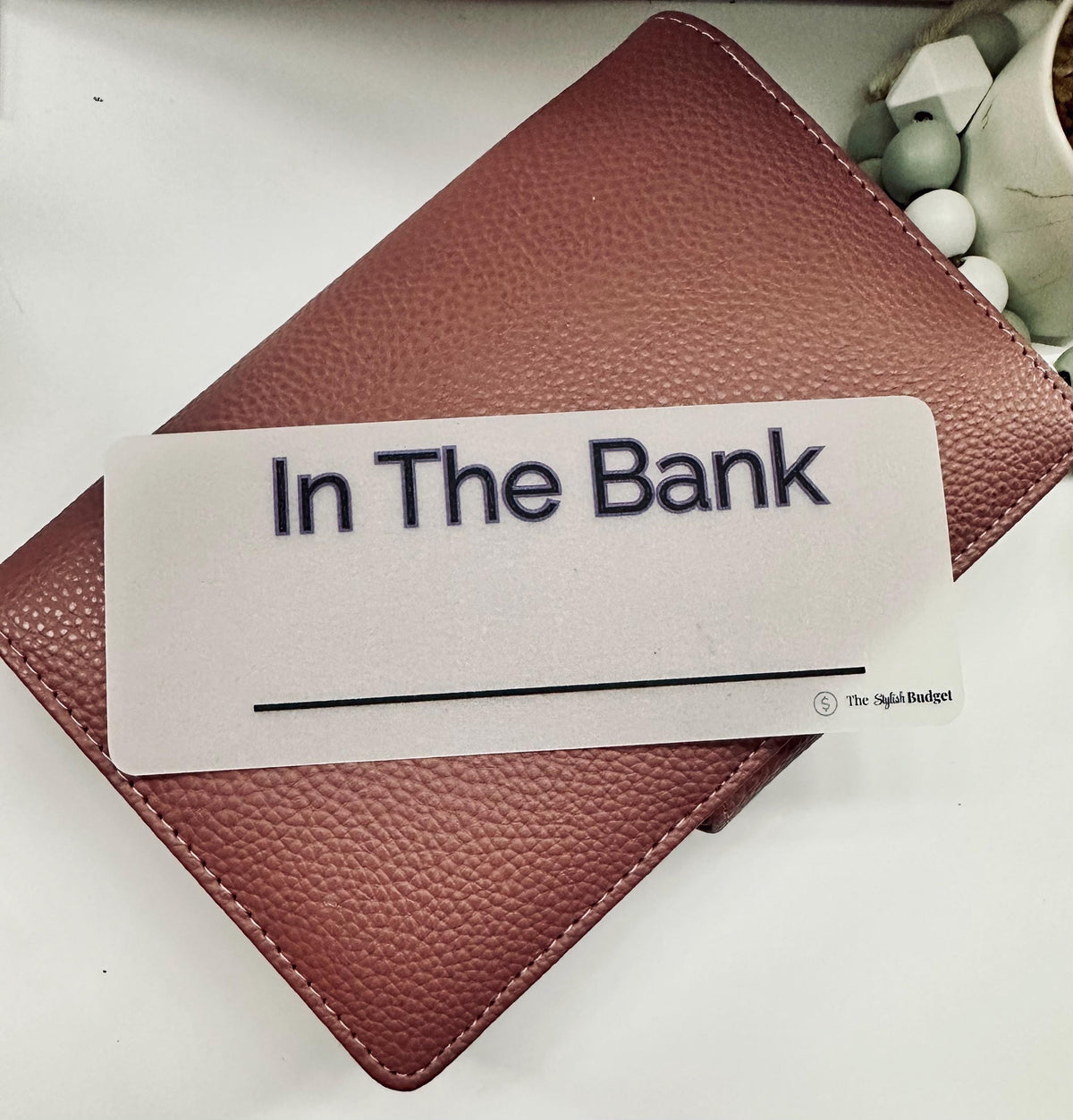 Frosted Cash Placeholders-Set of 6