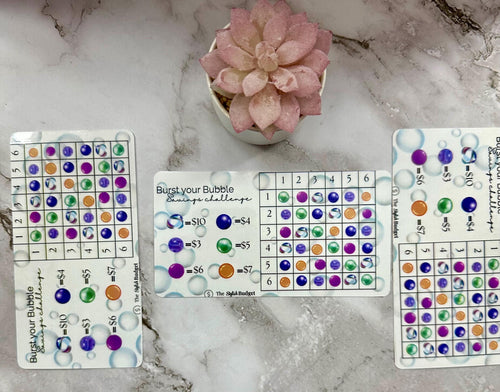 Bubble Burst Savings Challenge