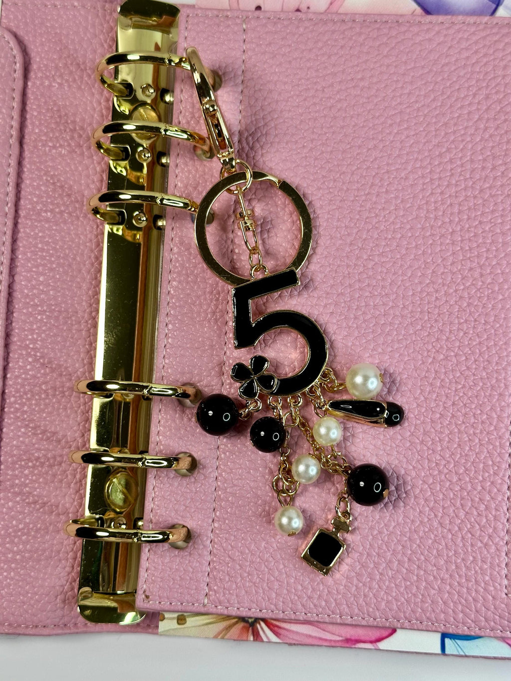 Lucky Number 5 Binder Charm