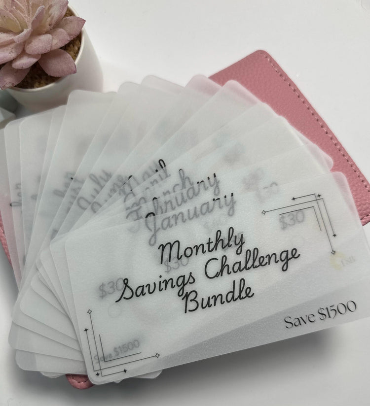 1.5k Monthly Savings Challenge Bundle