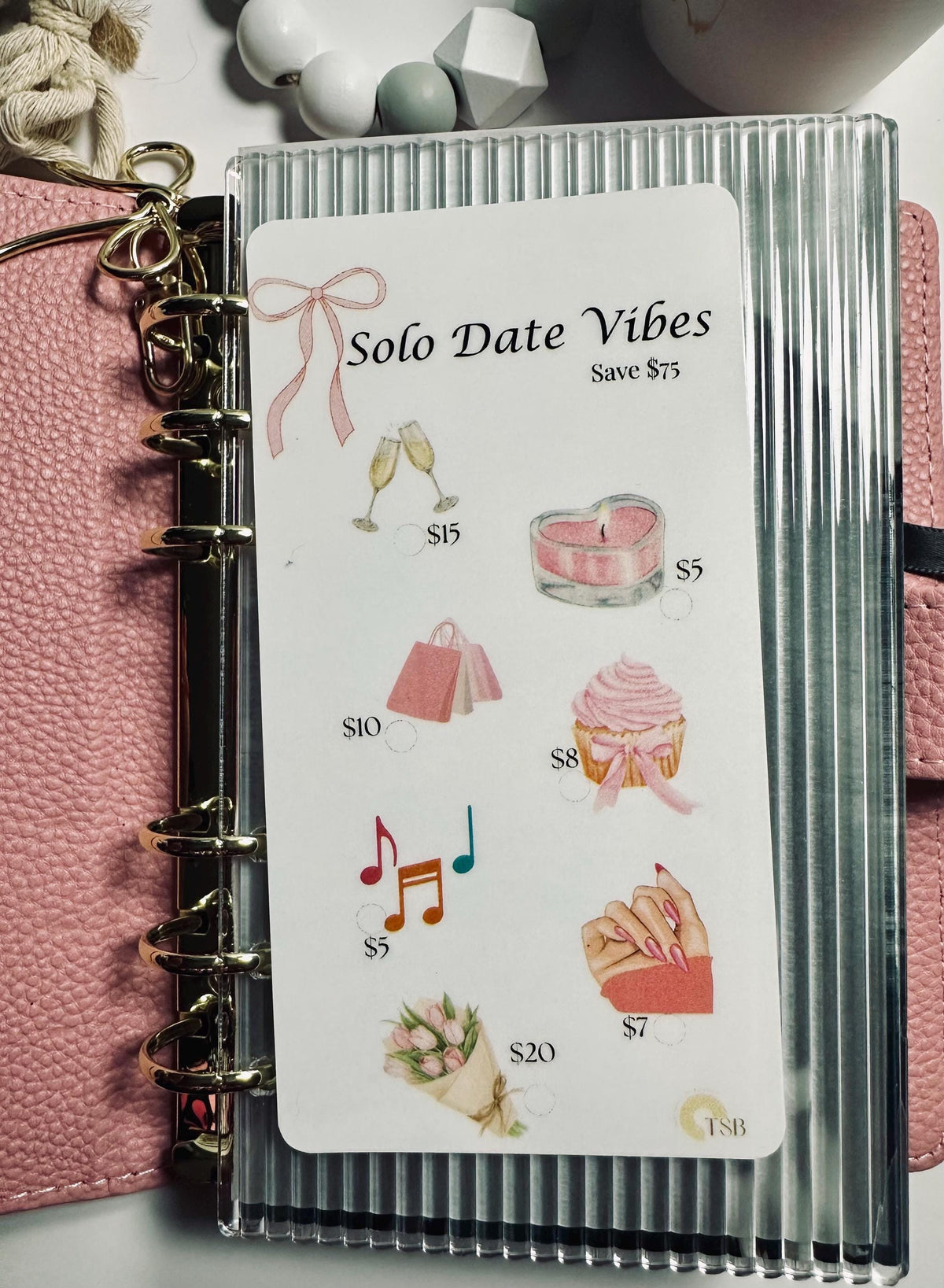 Solo Date Vibes-Savings Challenge