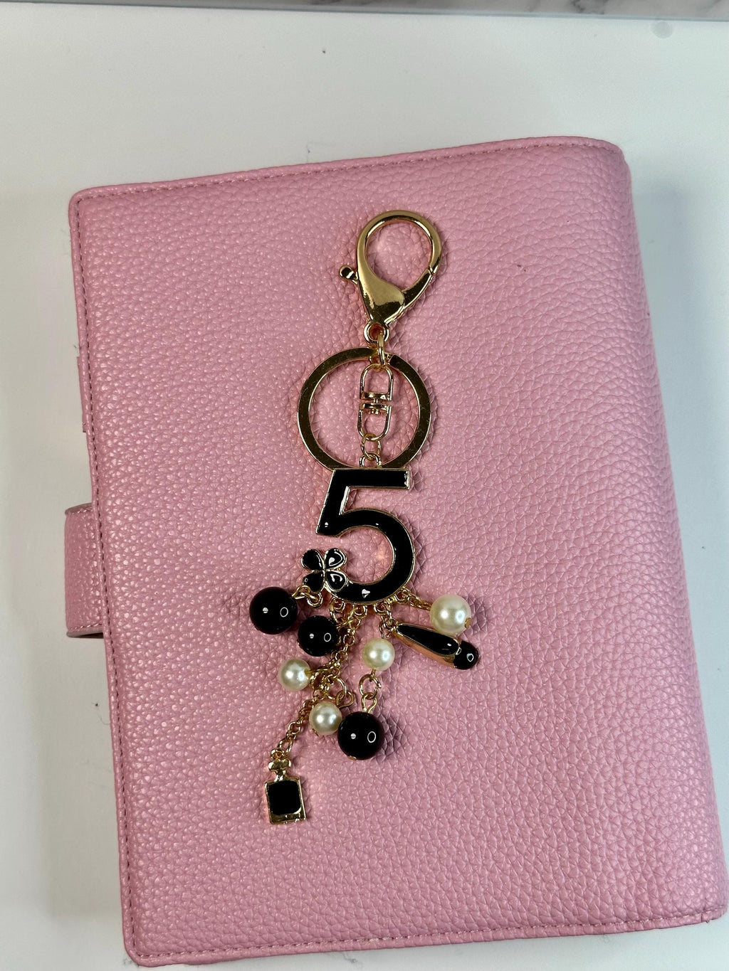 Lucky Number 5 Binder Charm