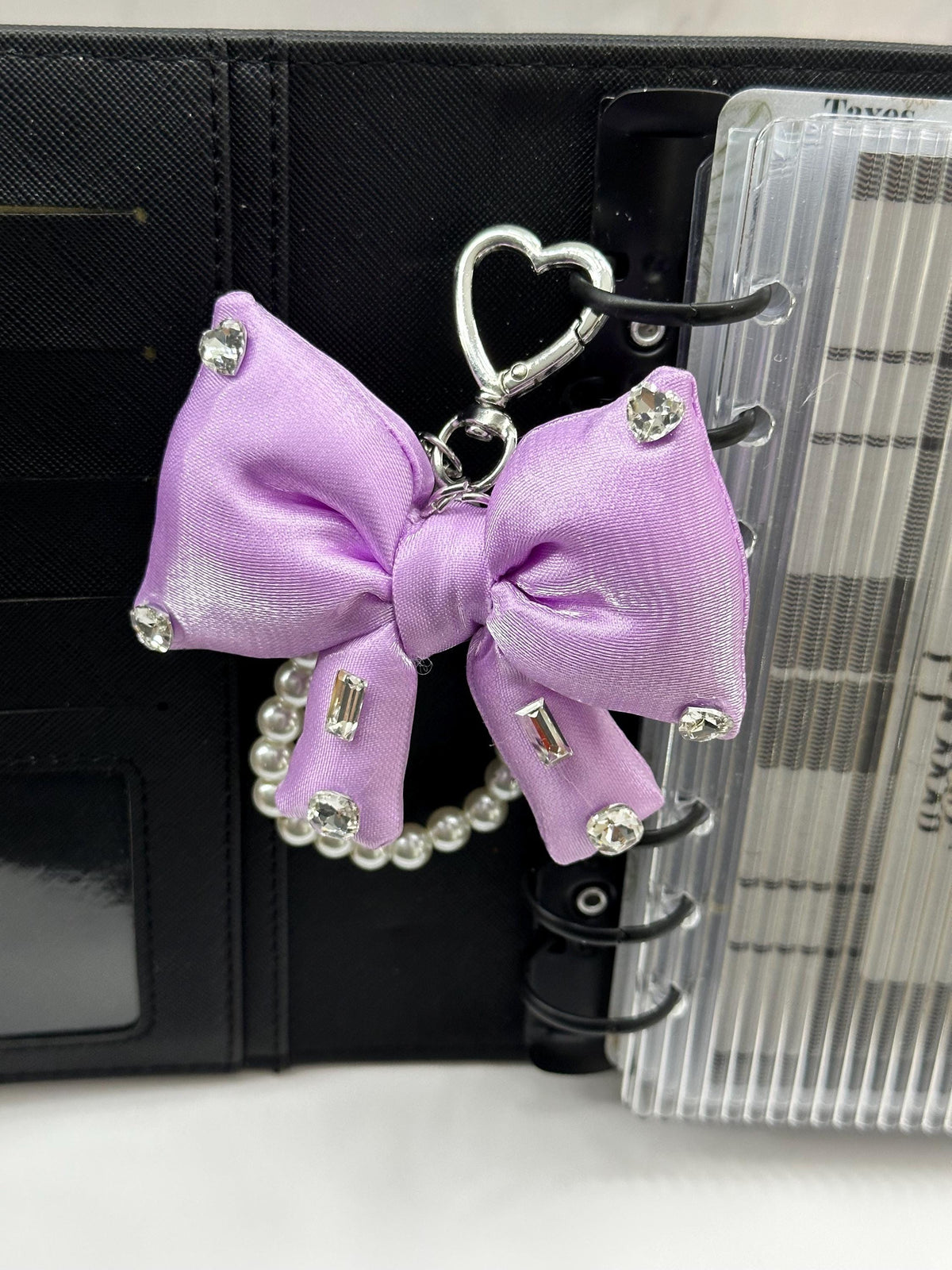 Pretty Money Bow-Binder Charm
