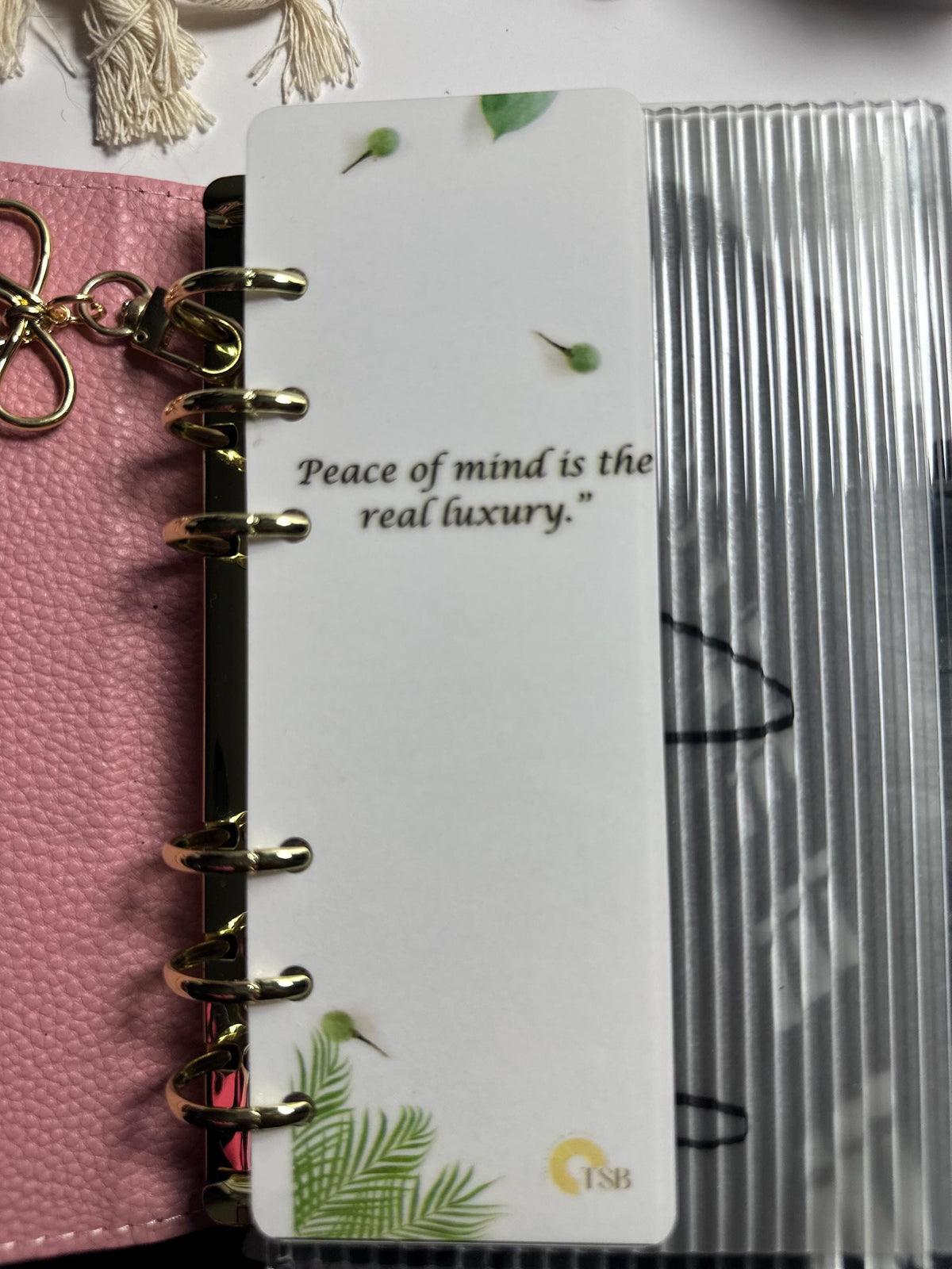 Motivational A6 Binder Bookmark