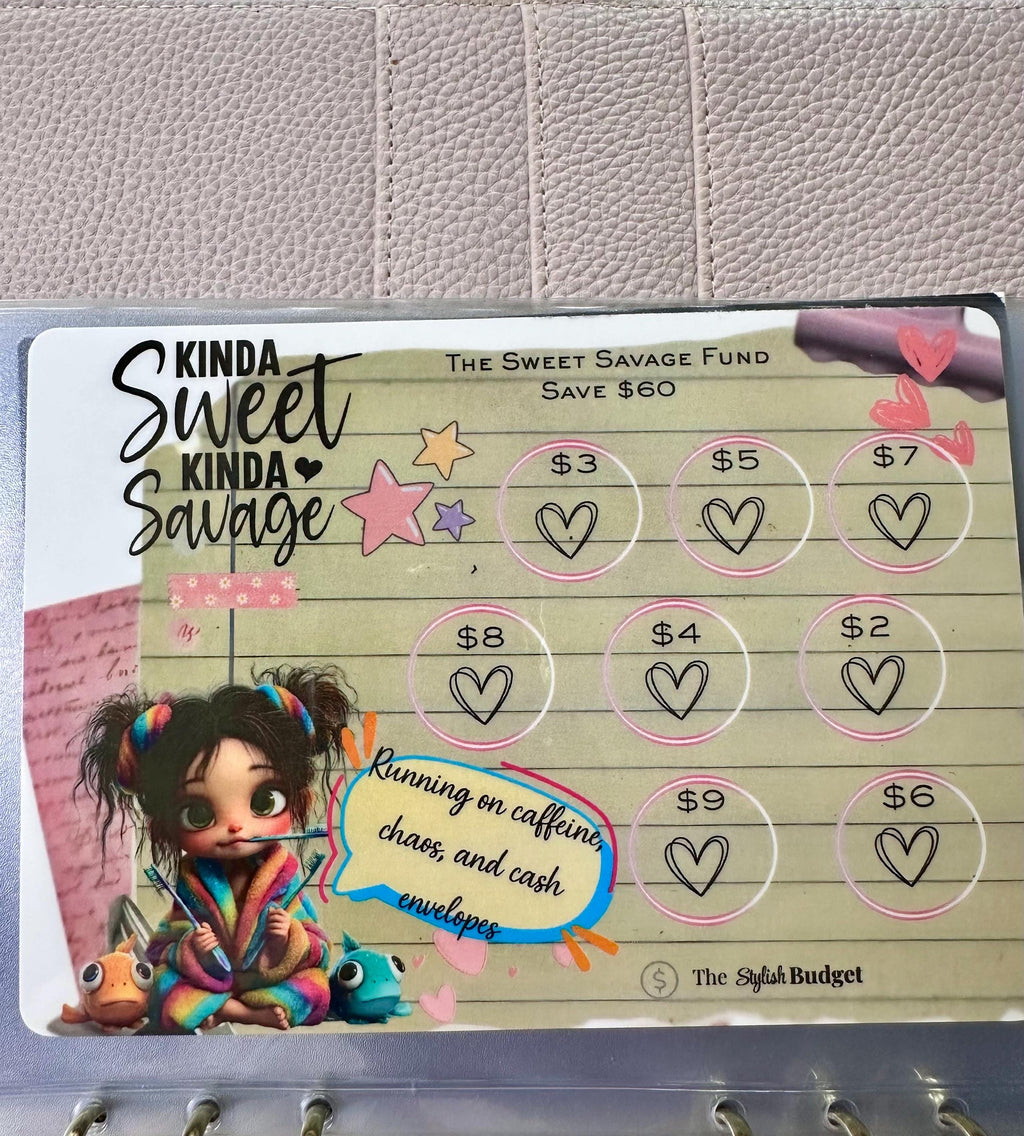The Sweet Savage Fund-Scratch and Save A5
