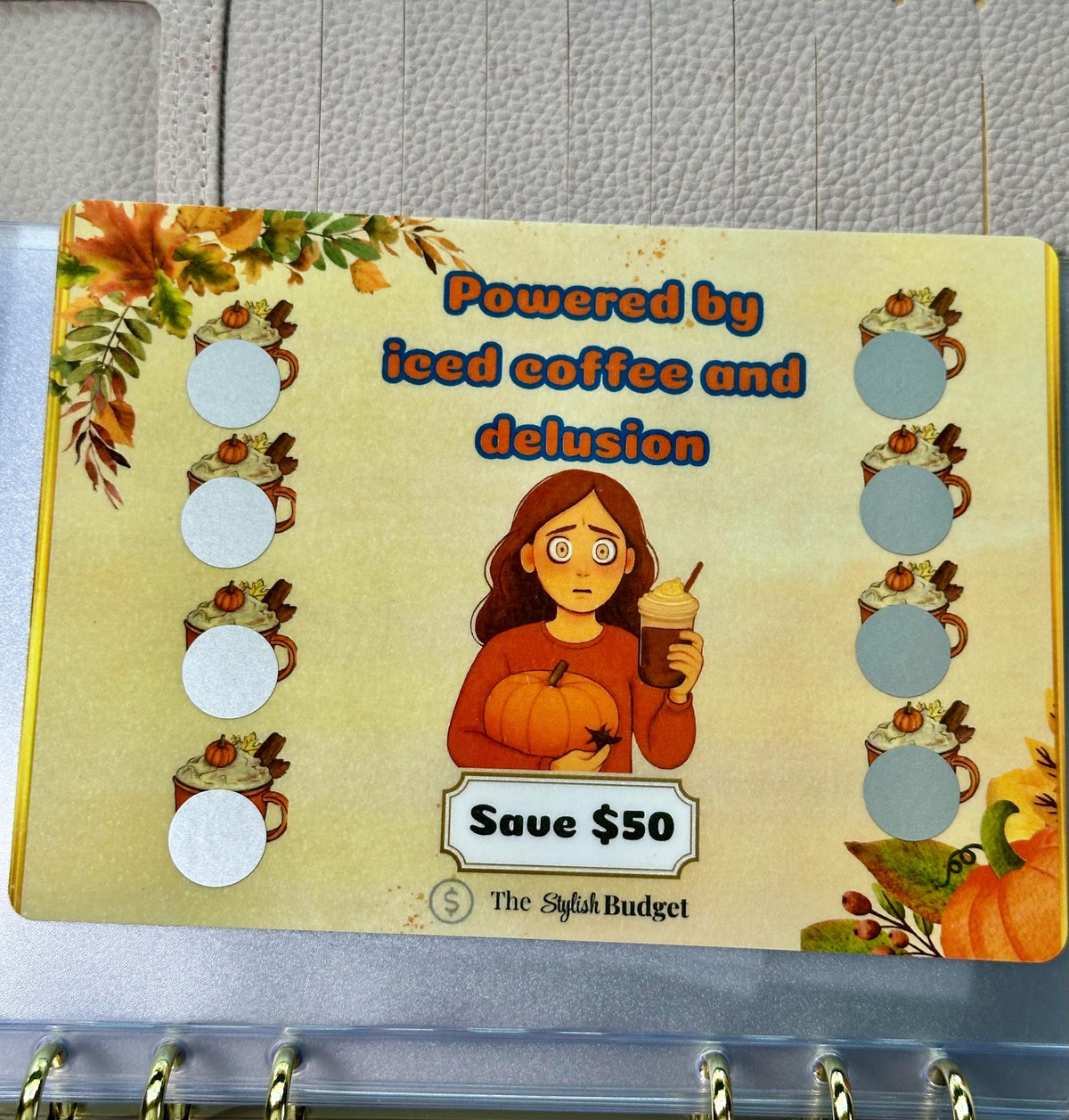 Iced Coffee and Delusion- Scratch and Save A5