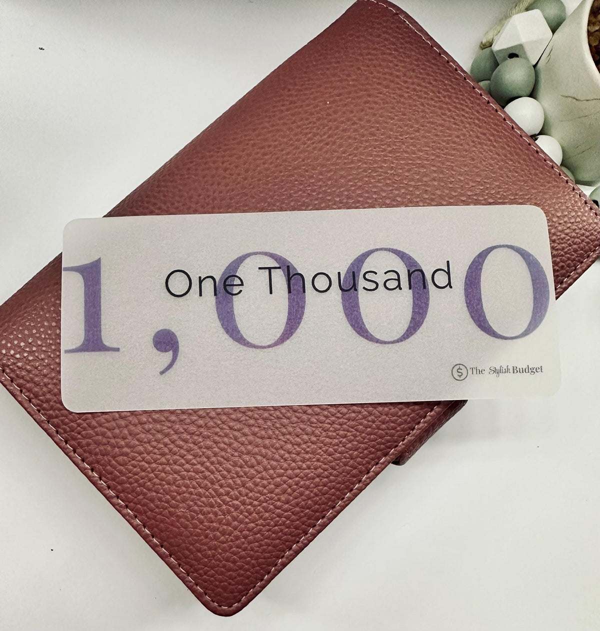 Frosted Cash Placeholders-Set of 6