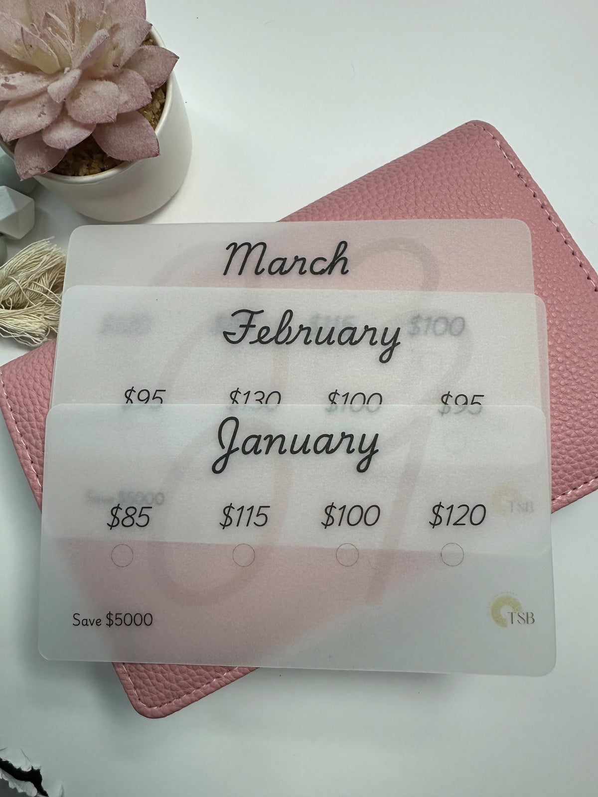 5K Monthly Savings Challenge Bundle