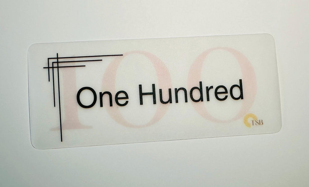 Modern Sans Savings Placeholders-Set of 6