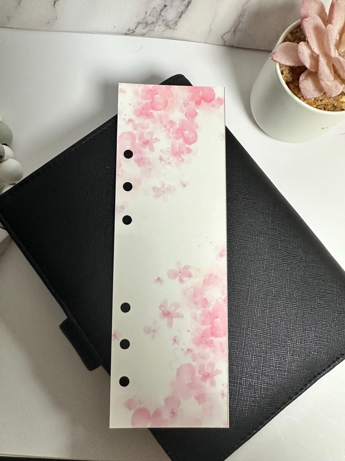 Soft Bloom Floral- A6 Binder Bookmark