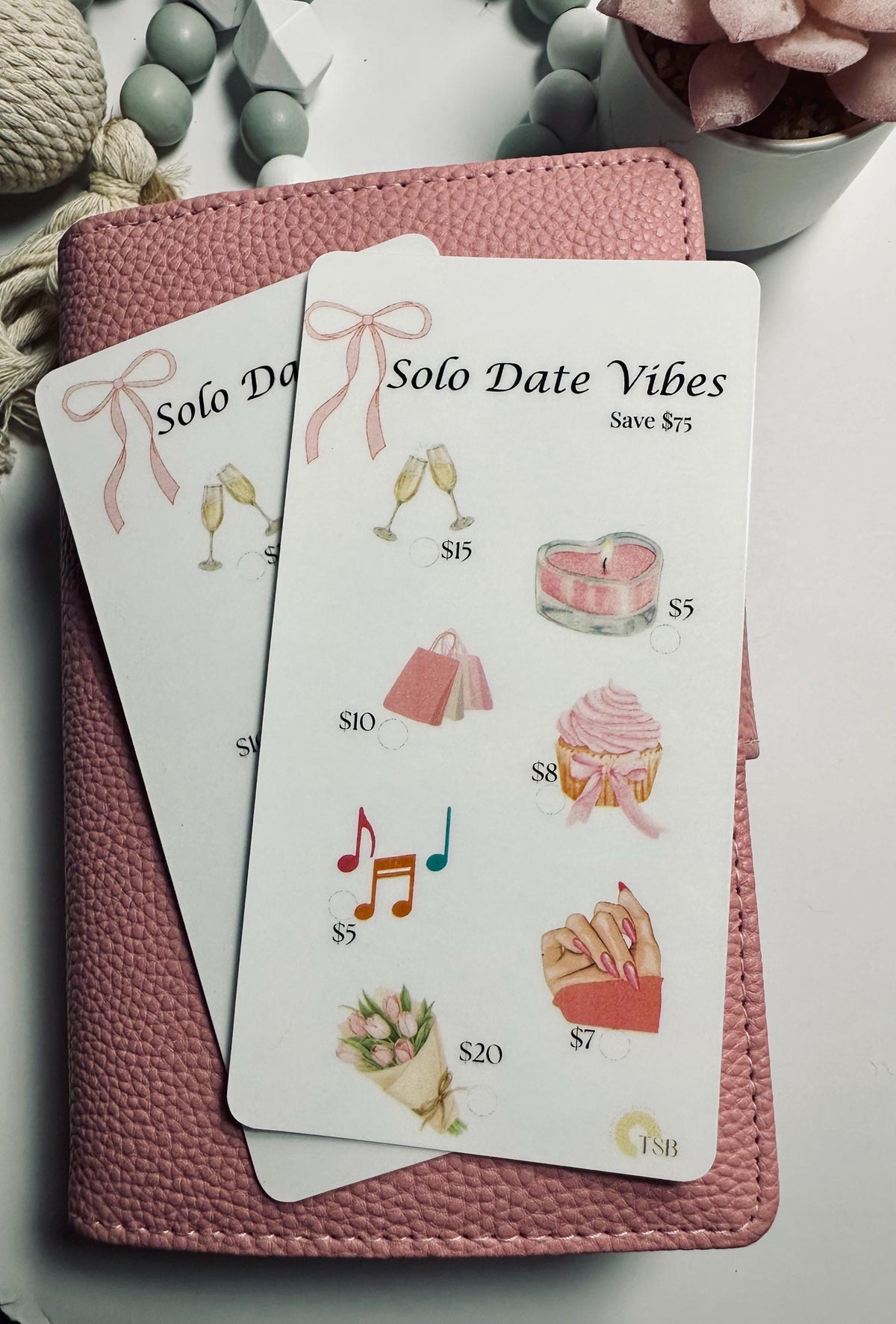 Solo Date Vibes-Savings Challenge