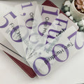 Frosted Cash Placeholders-Set of 6