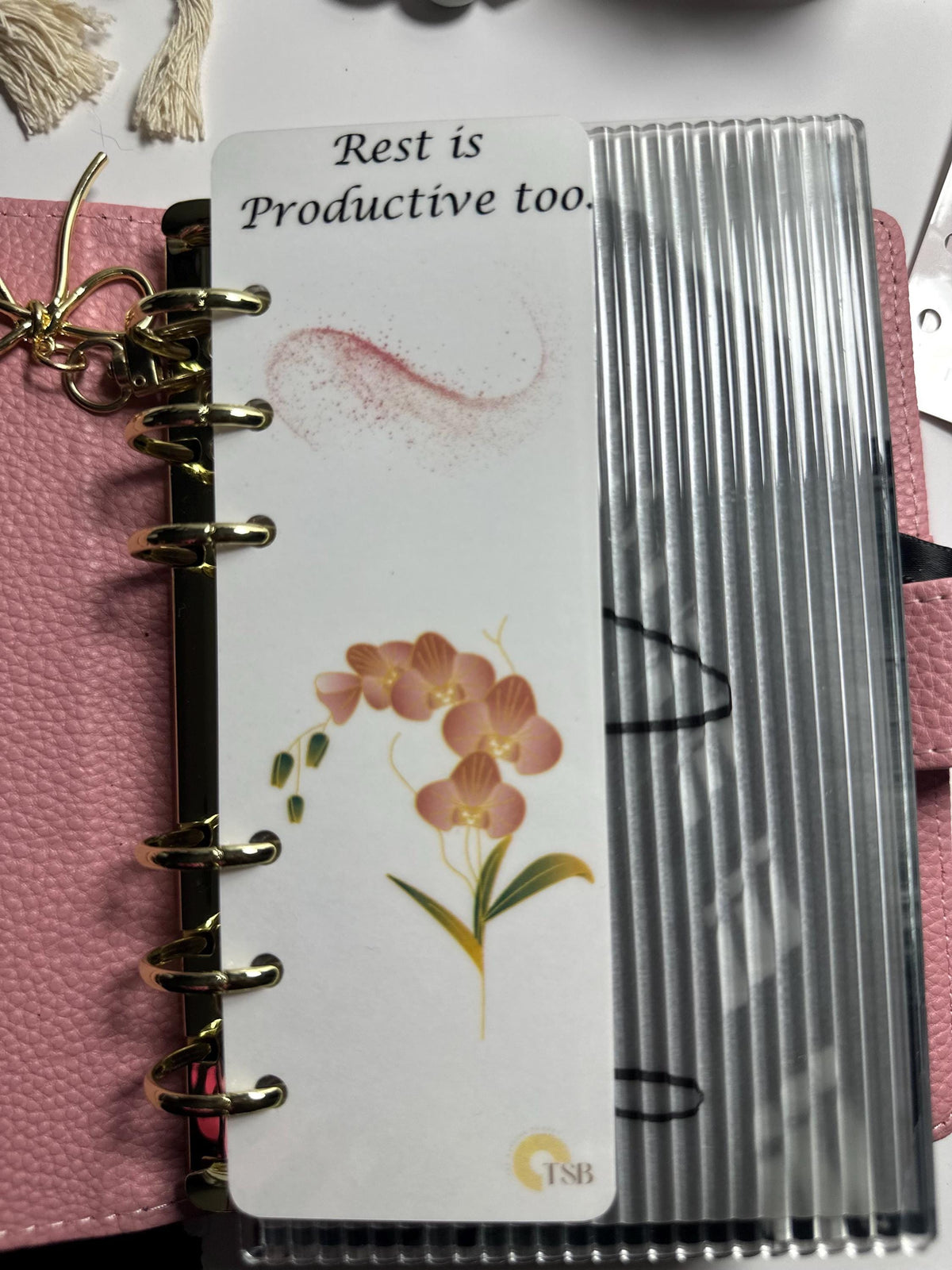 Motivational A6 Binder Bookmark