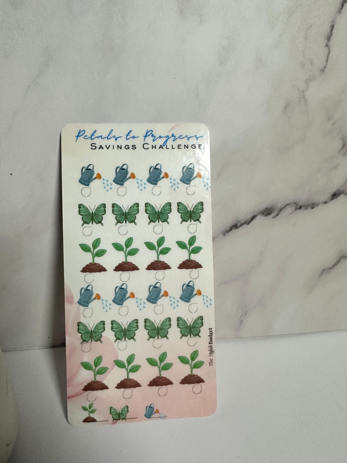 Petals to Progress Savings Challenge